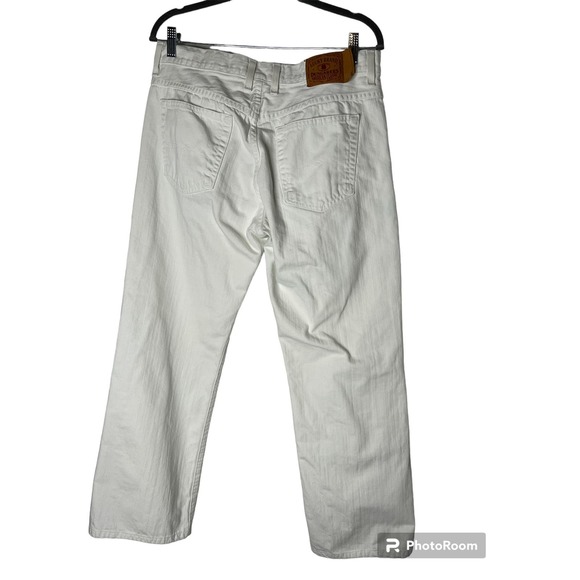 Lucky Brand Dungaree Classic Fit Jeans Size 12/31 in White Regular Length - Picture 2 of 5